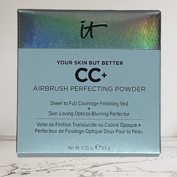 🆕CC+ AIRBRUSH PERFECTING POWDER FOUNDATION BY IT COSMETICS! COLOR-MEDIUM - Picture 8 of 15